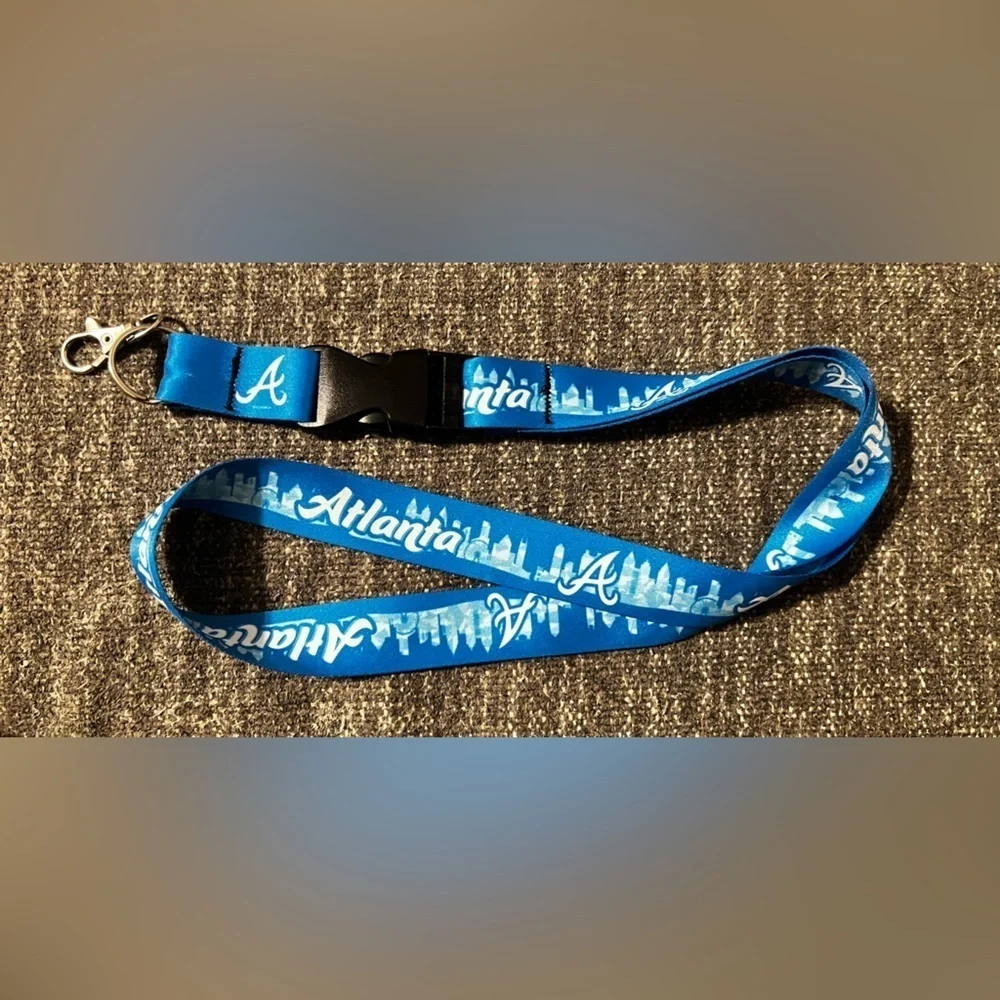 Atlanta Braves Keychain Detachable Lanyard